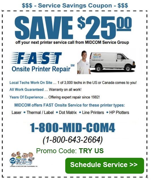 coupon fast onsite printer repair 25