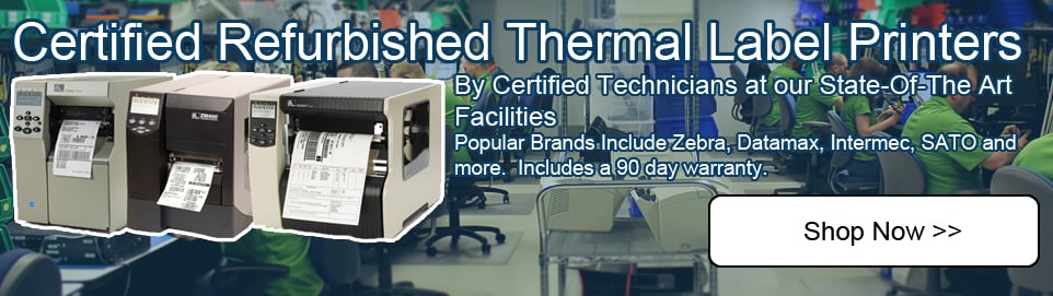 thermal label printers refurbished