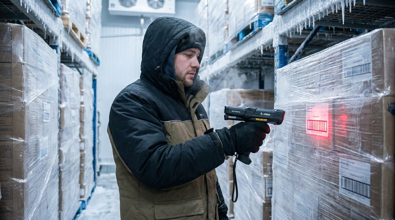 barcode scanners cold storage freezer environments