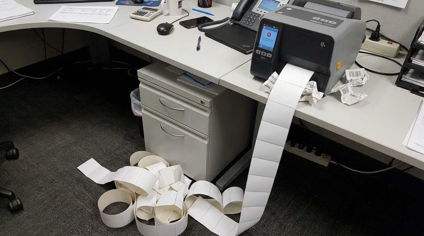 reduce label waste and consumable costs