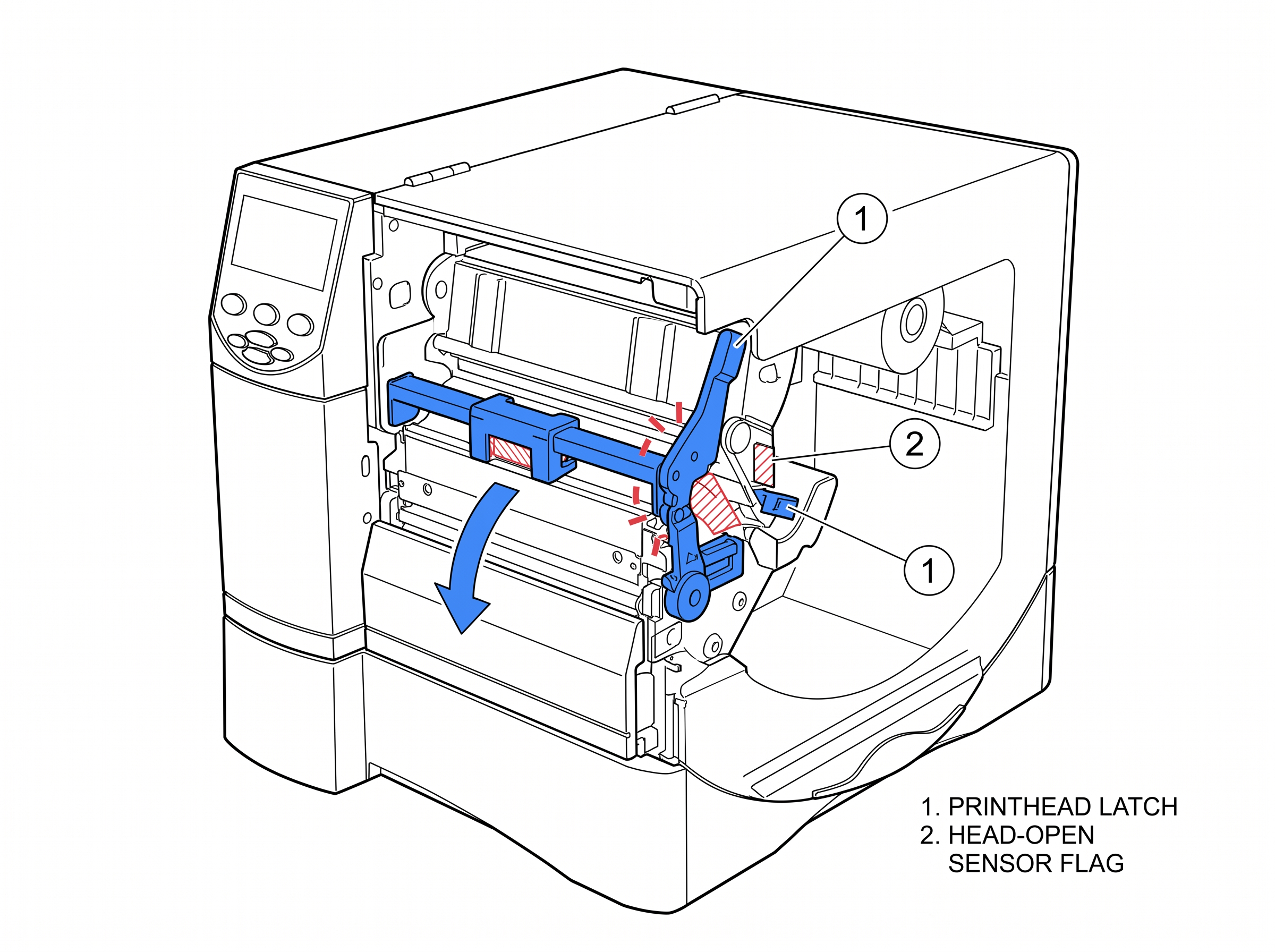 Fig 4. Head Open