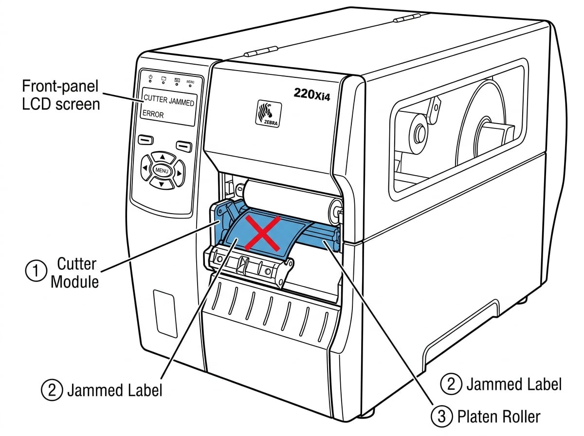Fig. 1 Cutter Jam