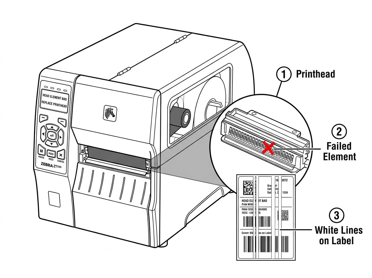 Fig. 6 Head Element Bad