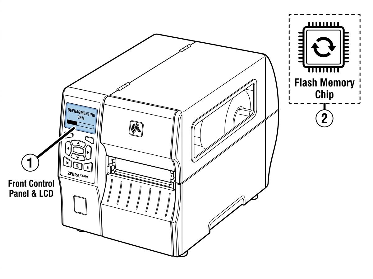 Fig. 9 Defragmenting