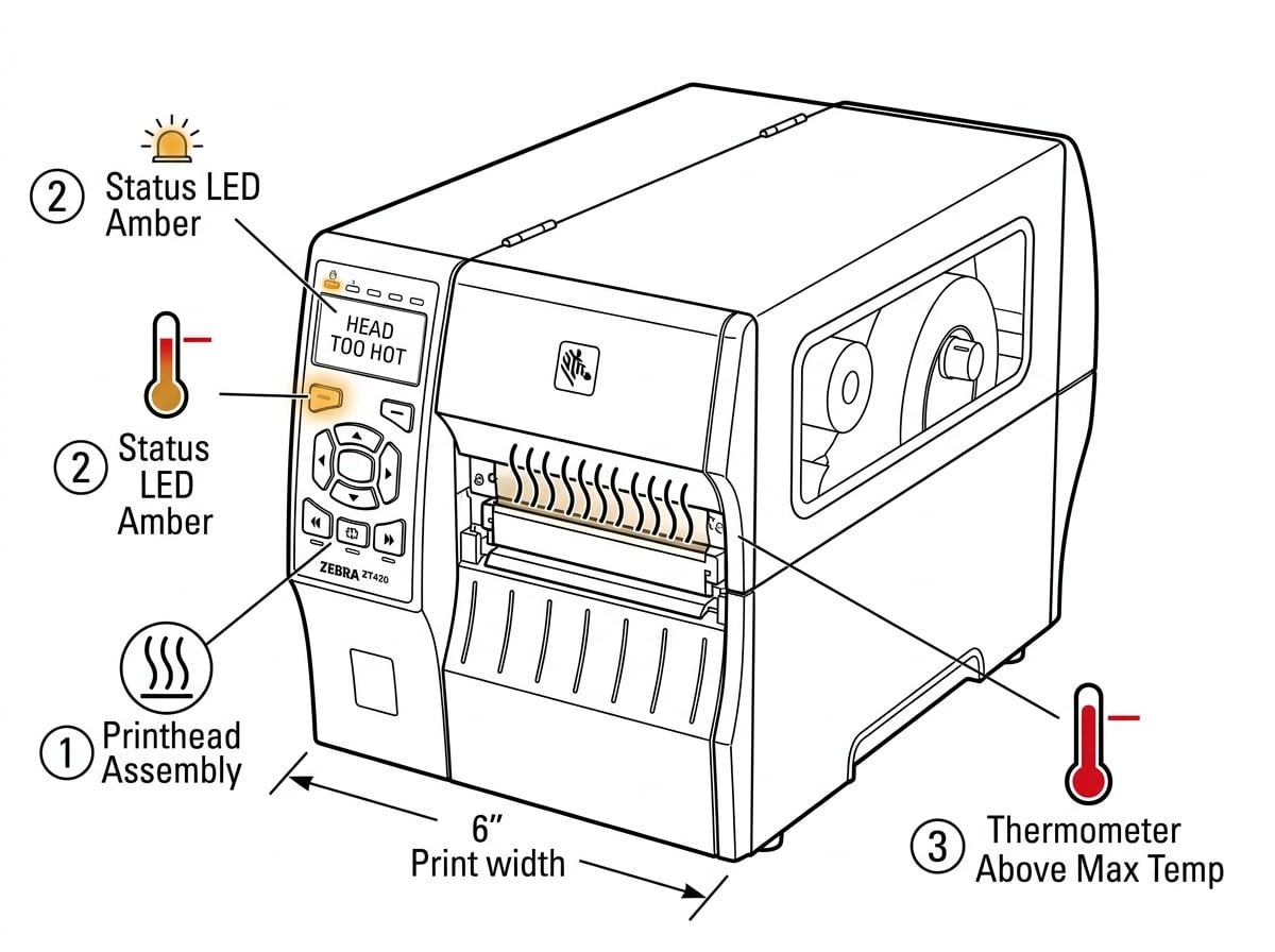 Fig. 11 Head too Hot