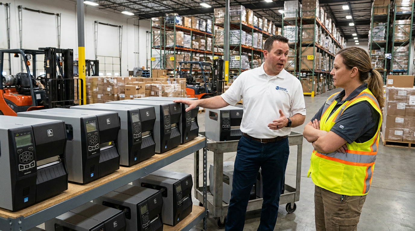 zebra printer fleet remote management midcom data technologies